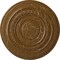 Ekena Millwork Oldham Ceiling Medallion (Fits Canopies up to 8 5/8"), 18"OD x 1 1/4"P, Smokey Topaz Crackle CM18OLSTC - alternate 1